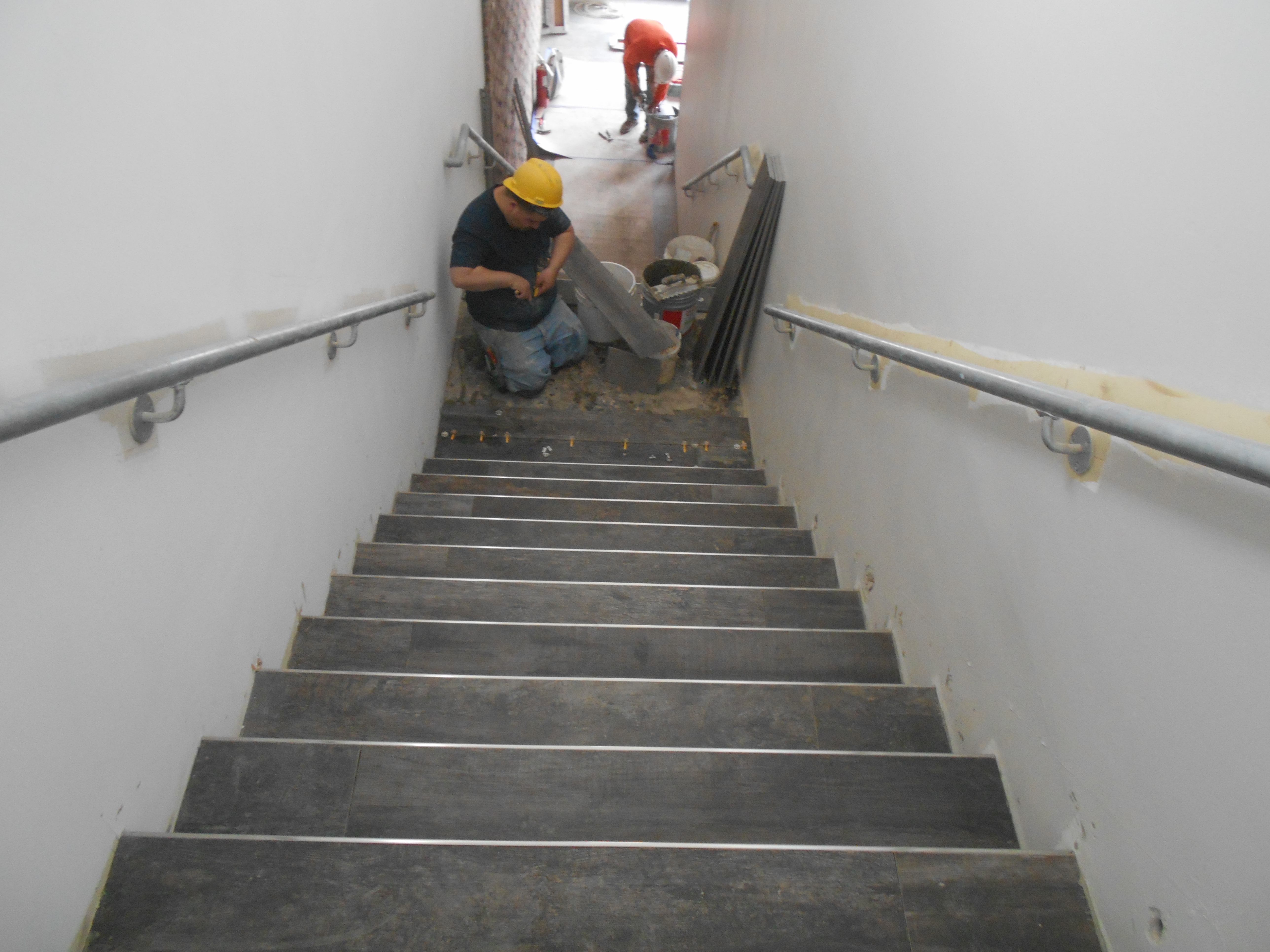6-3-16 004 Flooring on Stairs