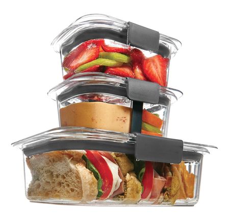 Food in reusable containers